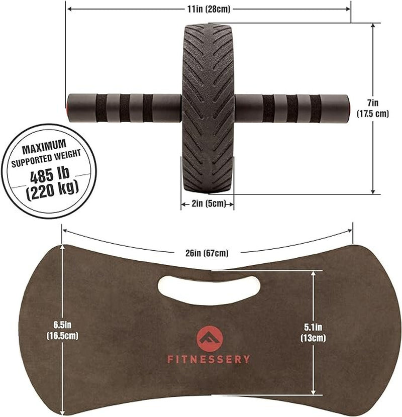 Ab Roller Wheel Abdominal Fitness Gym Exercise Equipment Core Workout Training